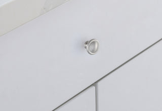 Garlande 1.2" Diameter Brushed Nickel Mushroom Knob Multipack (Set of 10)
