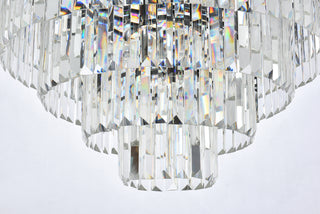 Sydney 33 light Matte Black Chandelier Clear Royal Cut Crystal