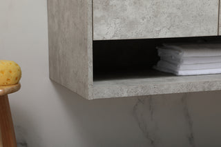 48 inch Single bathroom vanity in concrete grey