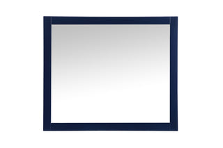 Aqua vanity mirror 42x36 inch in blue