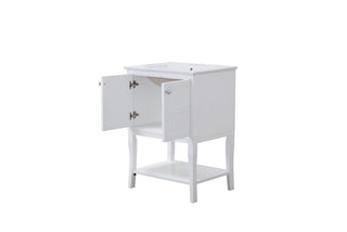 2 Doors Cabinet 24 In. X 18 In. X 34 In. In White