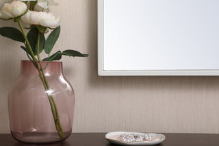 Metal frame rectangle mirror 14 inch x 36 inch in White