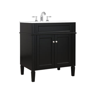 30 inch Single bathroom vanity in Black