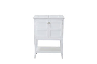 2 Doors Cabinet 24 In. X 18 In. X 34 In. In White