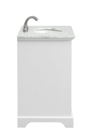 30 In. Single Bathroom Vanity Set In White