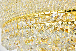 Primo 14 light Gold Chandelier Clear Royal Cut Crystal