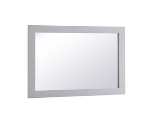 Aqua rectangle vanity mirror 24 inch in Grey