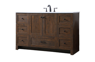 54 Inch SIngle Bathroom Vanity In Expresso