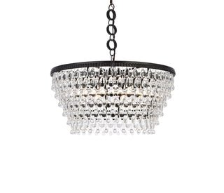 Nordic 6 lights black chandelier