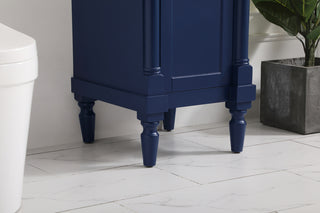 18.5 inch Single bathroom vanity in blue