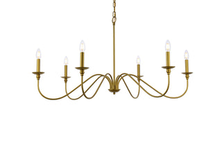 Rohan 42 inch chandelier in brass