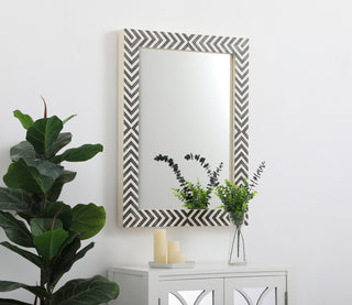 Rectangle mirror 24 inch in Chevron