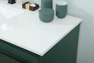 48 inch Single bathroom vanity in green