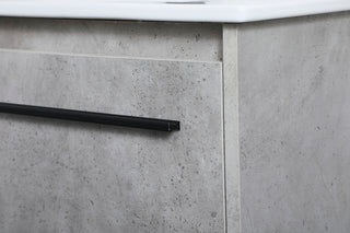 30 inch  Single Bathroom Vanity in Concrete Grey