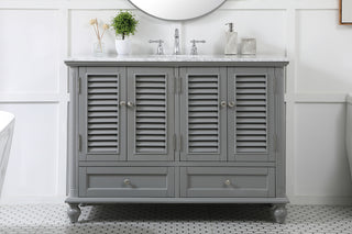 48 inch Single bathroom vanity in grey