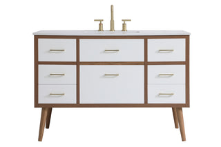 48 inch bathroom vanity in White