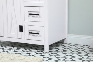 32 inch Single bathroom vanity in white