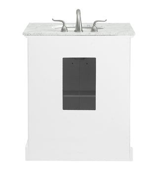 30 In. Single Bathroom Vanity Set In White