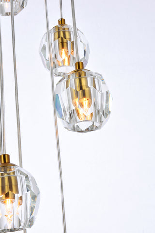 Eren 10 lights Gold pendant