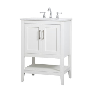 24 inch Single Bathroom Vanity in White