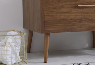 36 inch bathroom vanity in Walnut Brown