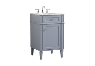 21 inch Single bathroom vanity in grey