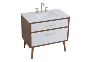 36 inch bathroom vanity in White