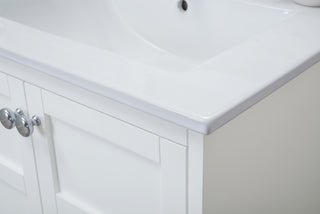 2 Doors Cabinet 24 In. X 18 In. X 34 In. In White