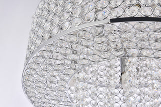 Amelie 6 light Chrome Pendant Clear Royal Cut Crystal