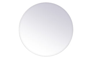 Modern 32 in. Contemporary Mirror in Clear