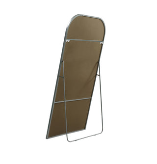 Metal Frame Arch Full Length Mirror 35x72 Inch in Silver