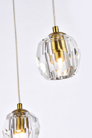 Eren 3 lights Gold pendant