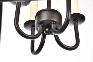 Maddox Collection Pendant D17 H24.25 Lt:4 Black Finish