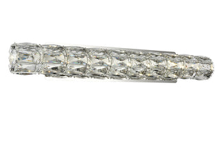 Valetta Integrated LED chip light Chrome Wall Sconce Clear Royal Cut Crystal