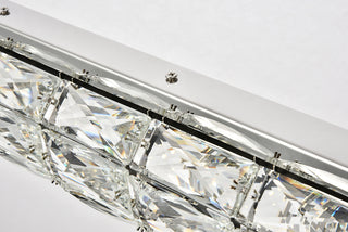 Valetta Integrated LED chip light Chrome Chandelier Clear Royal Cut Crystal