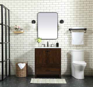 30 inch Single bathroom vanity in expresso