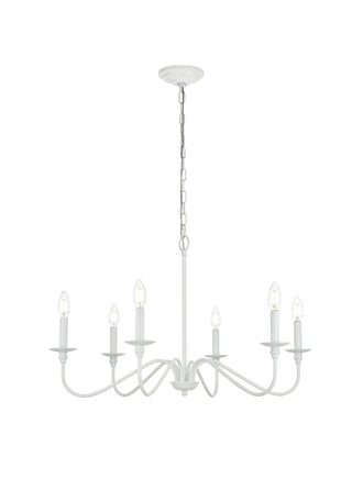 Rohan 36 inch chandelier in White