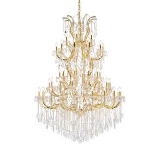 Maria Theresa 61 light Gold Chandelier Clear Royal Cut Crystal