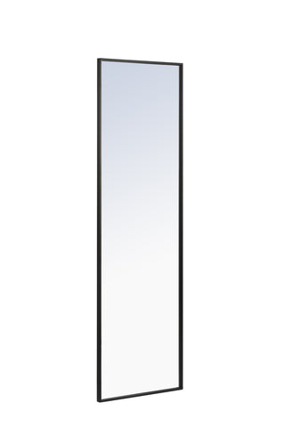 Metal frame Rectangle Mirror 18 inch Black