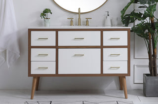 48 inch bathroom vanity in White