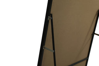 Metal Frame Arch Full Length Mirror 32x76 Inch in Black