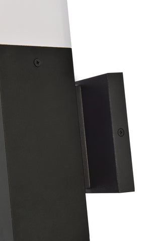 Raine Integrated LED wall sconce  in black