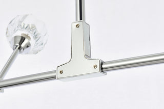 Zayne 10 Light Pendant in Chrome