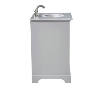 24 In. Single Bathroom Vanity Set In Light Grey