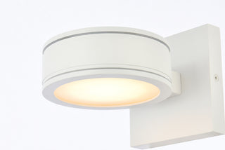 Raine Integrated LED wall sconce in white