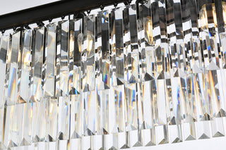 Sydney 12 light Matte Black Chandelier Clear Royal Cut Crystal