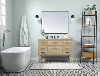 48 inch Single bathroom vanity in mango wood