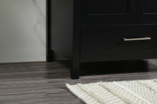 30 inch Single bathroom vanity in black