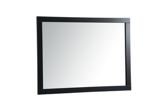 Aqua vanity mirror 48x36 inch in black