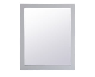 Aqua rectangle vanity mirror 30 inch in Grey